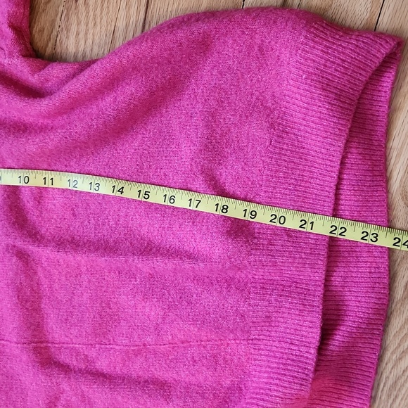 Vince Camuto Pink Baggy Sweater Size XL Crew Neck 3/4 Sleeves Oversized EASTER - Picture 13 of 13
